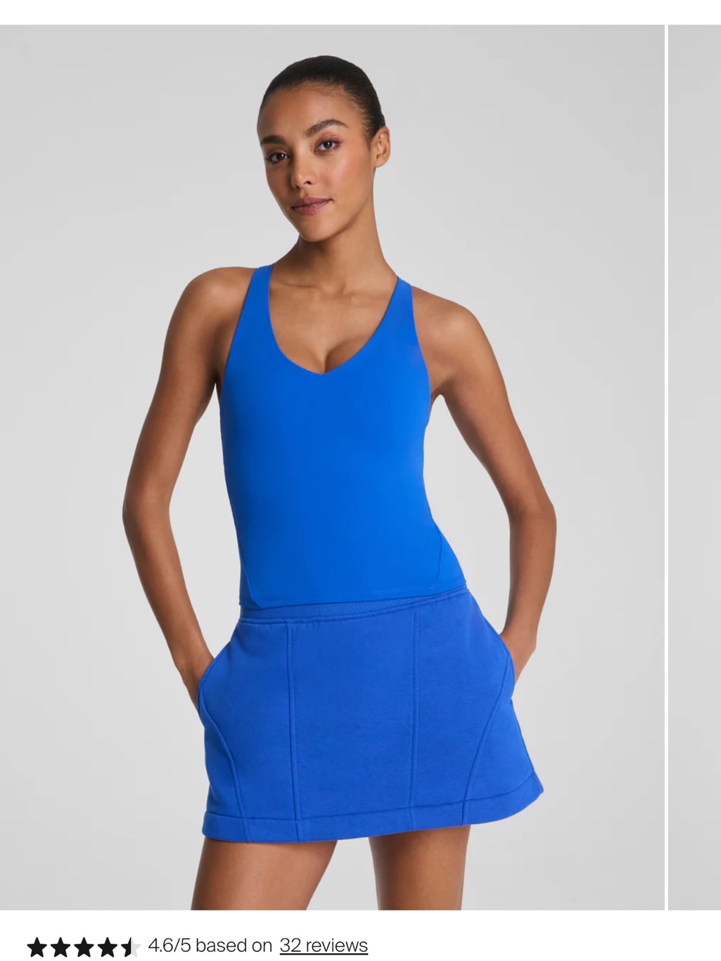 Spanx Boostup V-Neck Shelf Tank | Current L